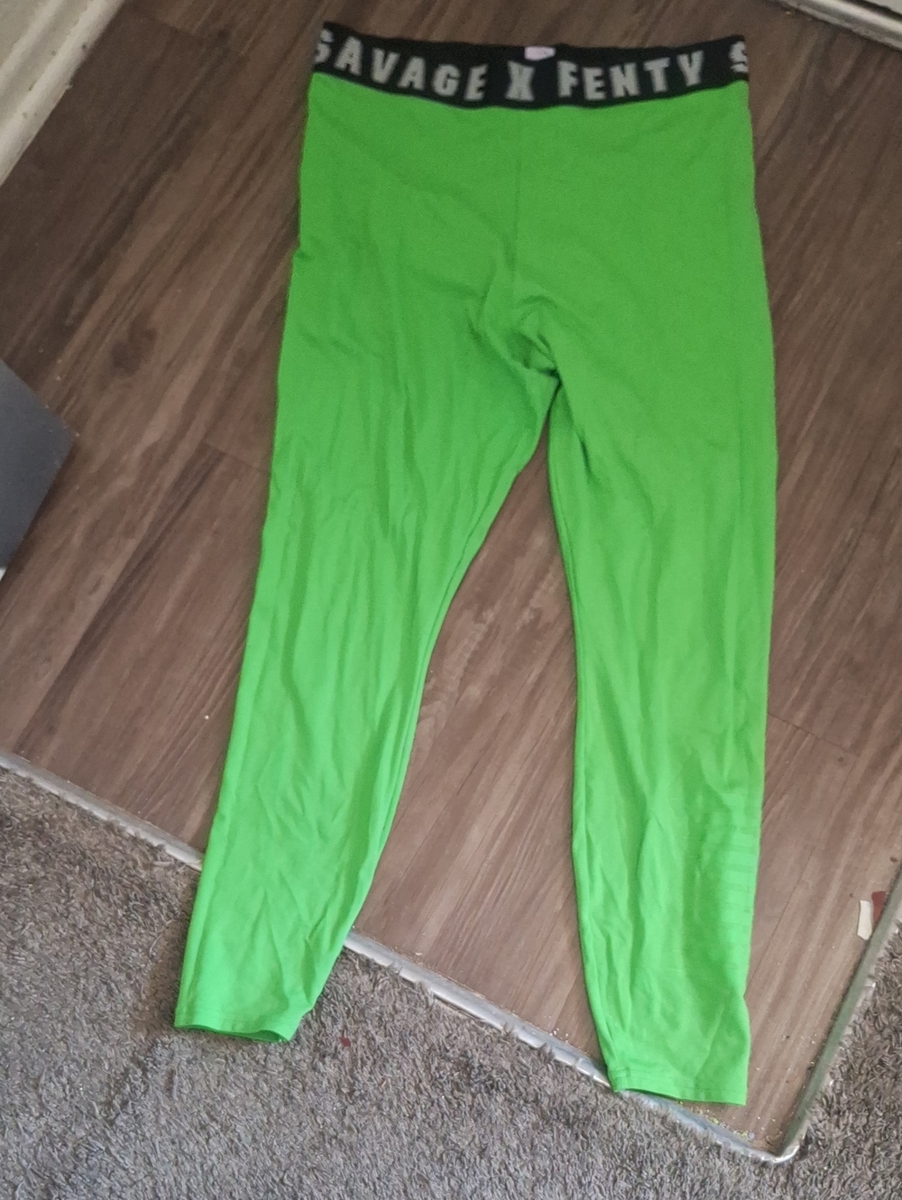 Savage X Fenty Neon Green Leggings
